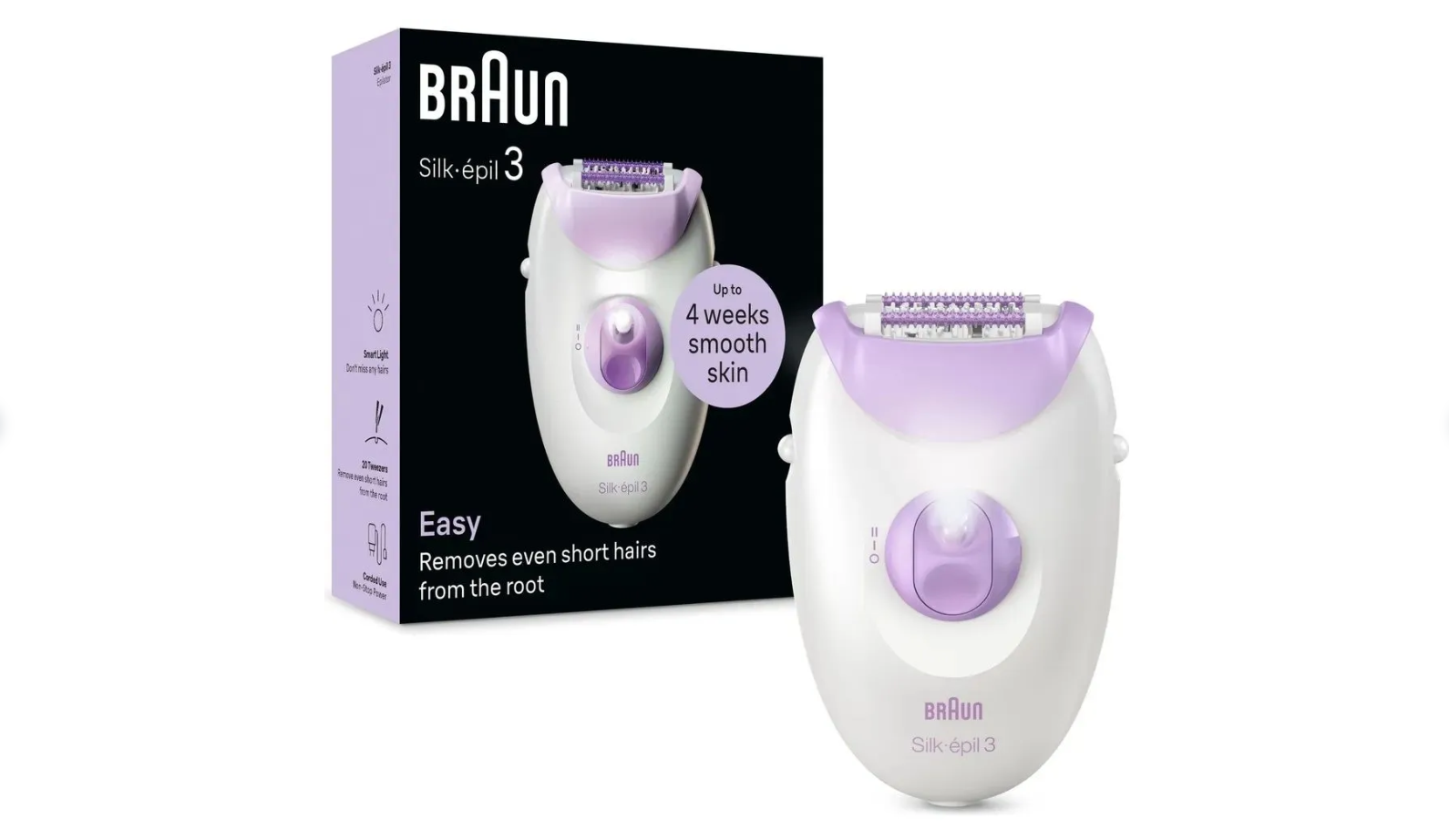 

Эпилятор Braun SE3000 фиолетовый, SE3000