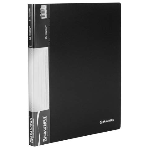 

Папка с 20 вкладышами Brauberg 221596, 10 штук