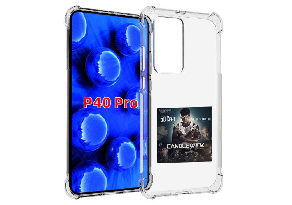 

Чехол MyPads 50 Cent - CandleWick для Huawei P40 Pro противоударный, Прозрачный, Tocco