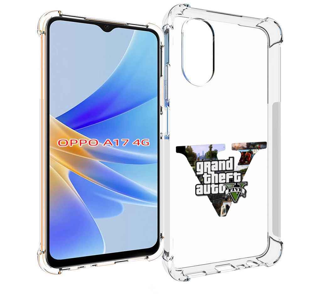 

Чехол MyPads GTA 5 логотип для OPPO A17, Прозрачный, Tocco
