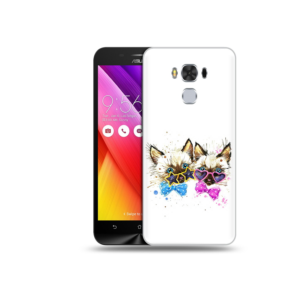 

Чехол MyPads Tocco для Asus ZenFone 3 милые котята (PT49951.654.474), Прозрачный, Tocco