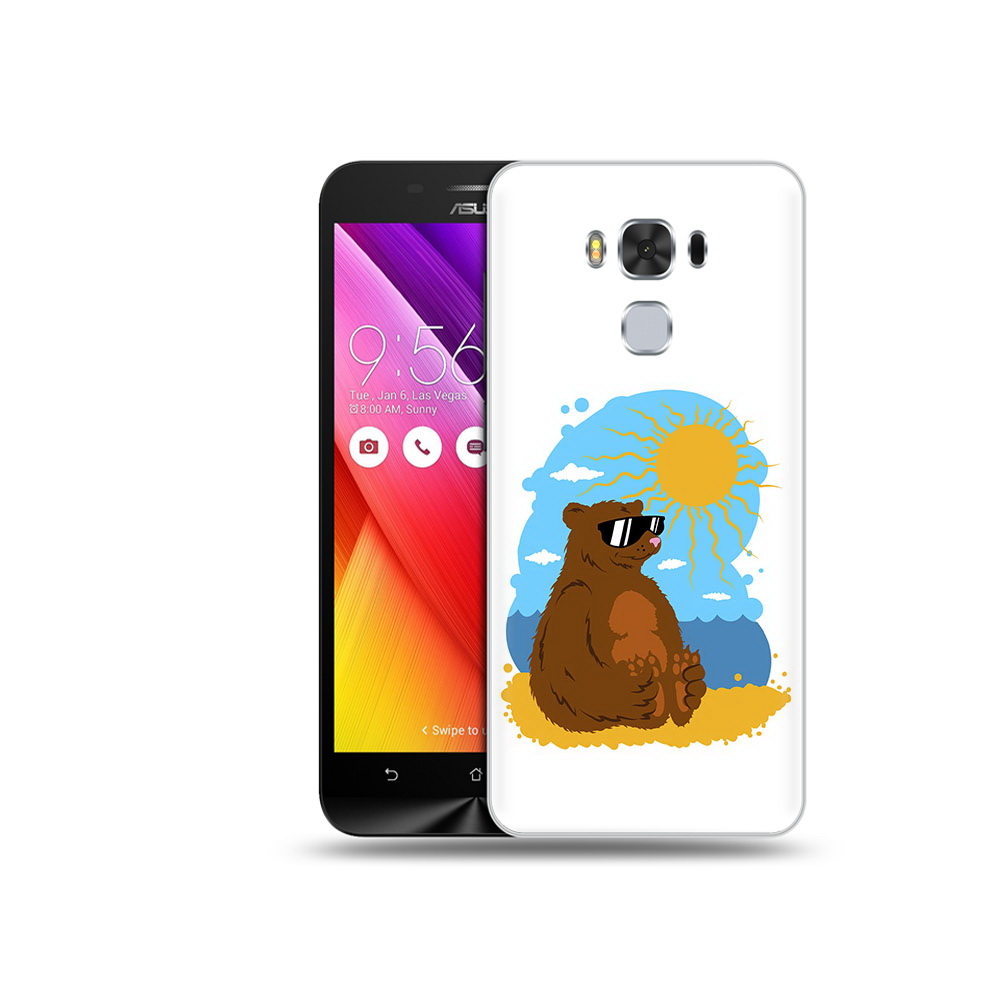 

Чехол MyPads Tocco для Asus ZenFone 3 медведь на чиле (PT49951.654.468), Прозрачный, Tocco
