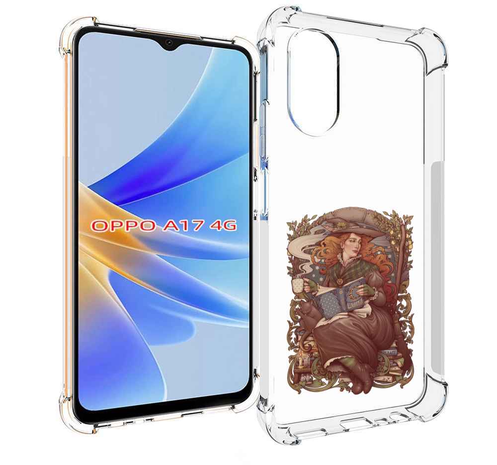 

Чехол MyPads Женские_126 для OPPO A17, Прозрачный, Tocco