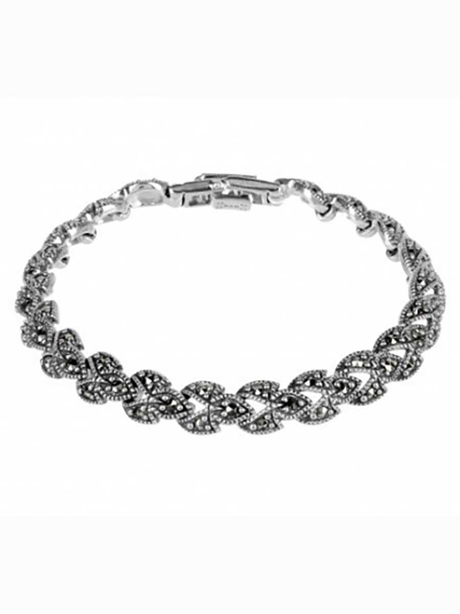

Браслет с марказитами из серебра 18 см Марказит BR300-522, BR300-522