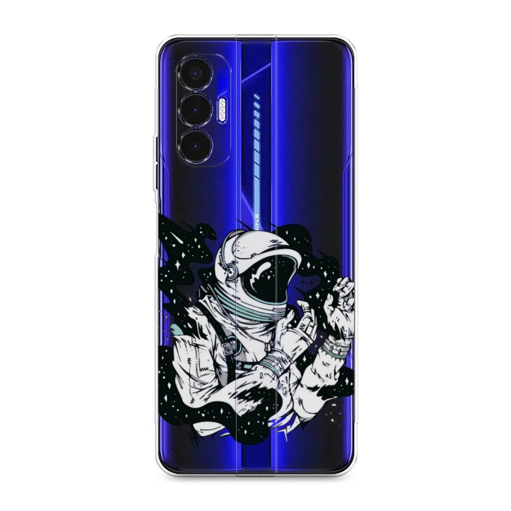 

Чехол Awog на Tecno Pova 3 "Космонавт арт", Разноцветный, 301550-7
