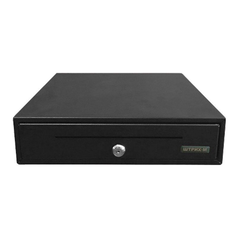 Ящик для денег ШТРИХ MidiCD, электромеханический, 344х360х97 мм, черный