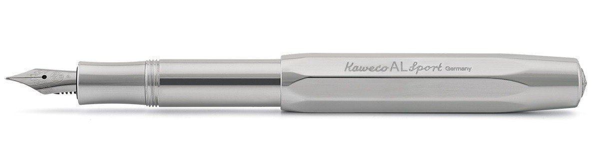 Перьевая ручка Kaweco AL Sport EF светло-серый алюминиевый корпус 100042565663