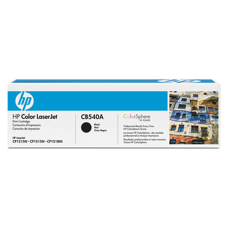 Картридж оригинальный HP CB540A черный для Color LJ CP1215/1515/1518/CM1312 (2,2K)