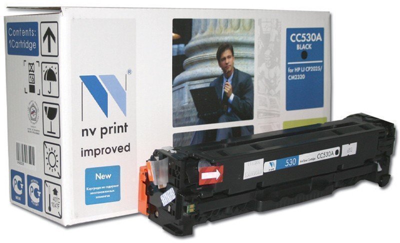 

Картридж совм NV Print CC530A/Canon 718 черный для HP CLJ CP2025/CM2320 CANON MF-8330/8350