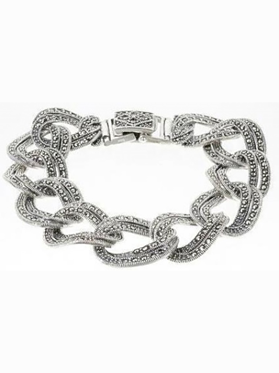 

Браслет из серебра с марказитом р. 19 Марказит BR081-272, BR081-272
