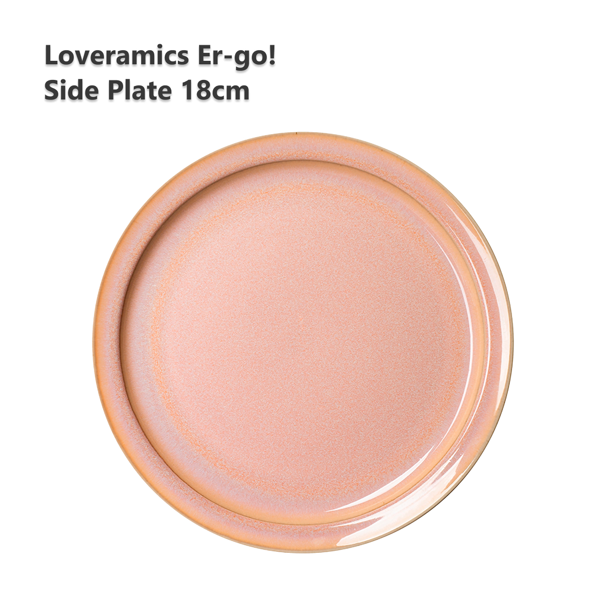 

Тарелка керамическая Loveramics Er-go! 18cm Side Plate (Rose) D068-94B, Er-go! 18cm Side Plate (Rose) D068-94B