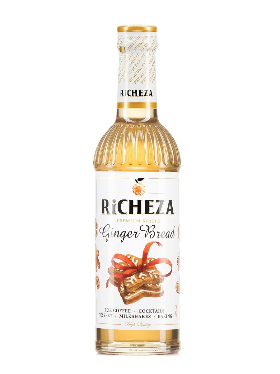 

Сироп для кофе и коктейлей 0,33 литра Имбирный пряник, RICHEZA