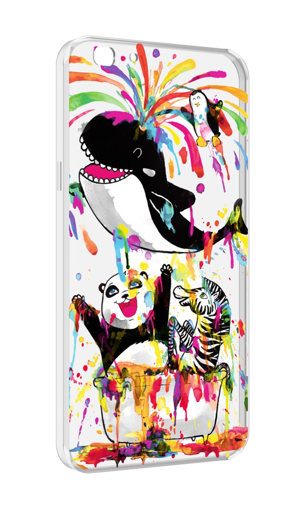 

Чехол MyPads Хиппи кит для Oppo A77/F3 (2017 год), Прозрачный, Tocco