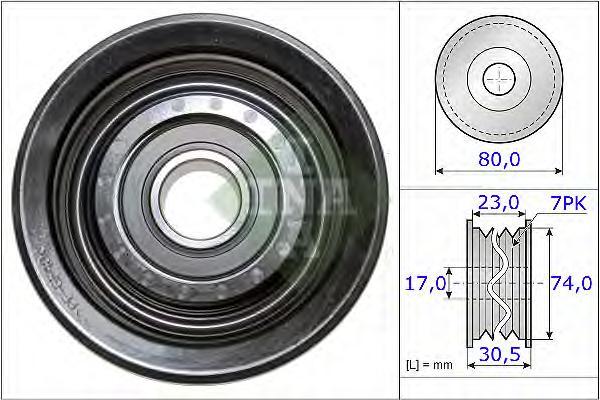 

Ролик обводной HONDA ACCORD VIII, CIVIC VII, VIII, CR-V III 2.0 532058010