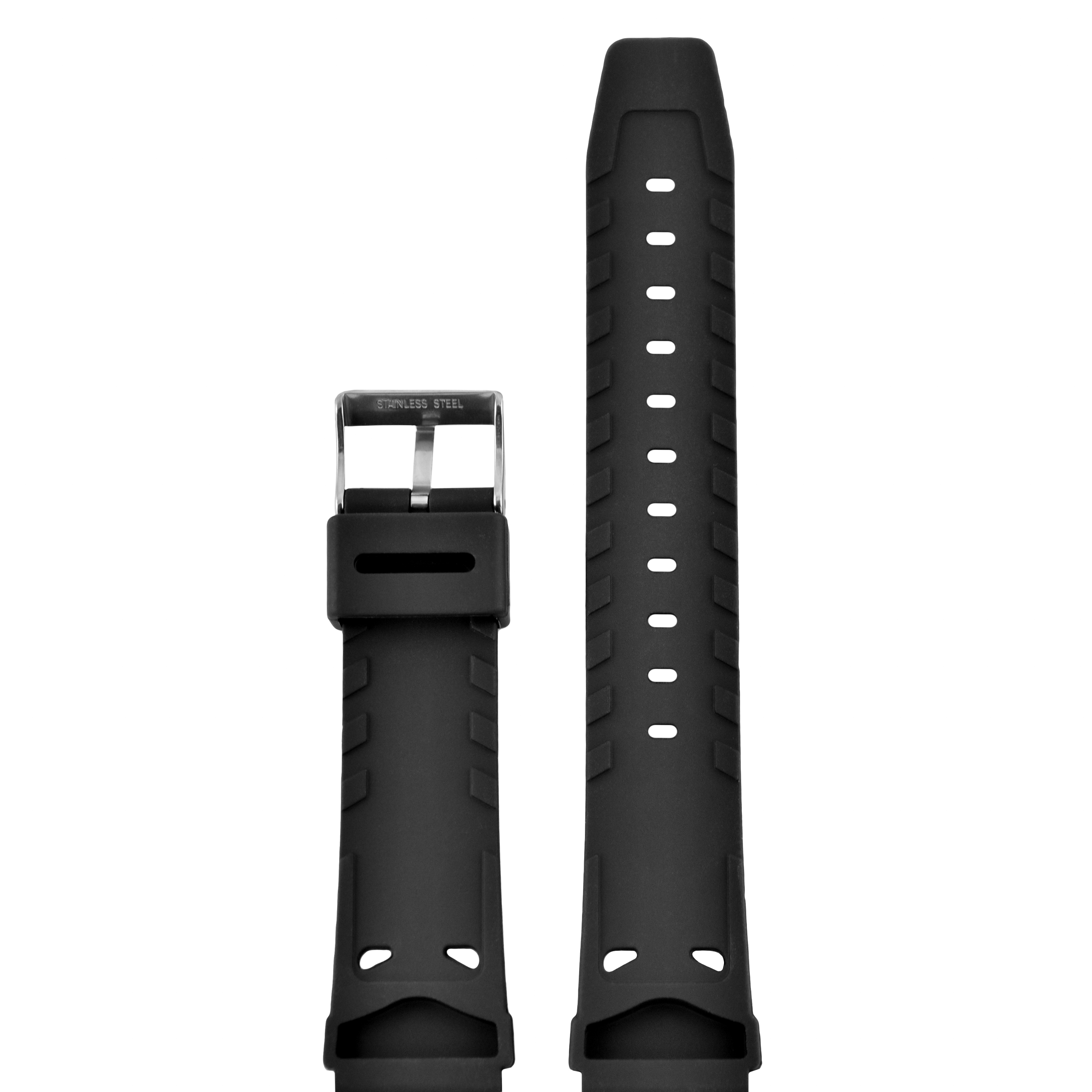 

Ремешок из двух частей мужской no brand P2066 черный, P2066