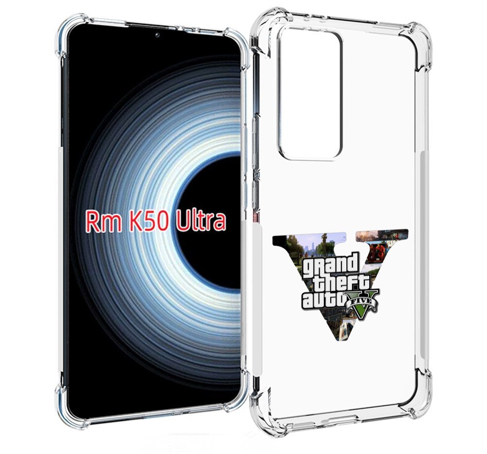 

Чехол MyPads GTA 5 логотип для Xiaomi 12T / Redmi K50 Ultra, Прозрачный, Tocco