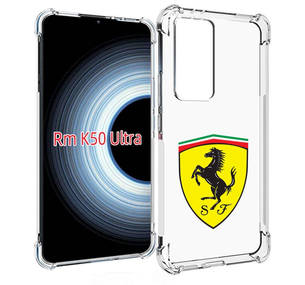 

Чехол Mypads Ferrari-3 Мужской Для Xiaomi 12T/Redmi K50 Ultra, Прозрачный, Tocco