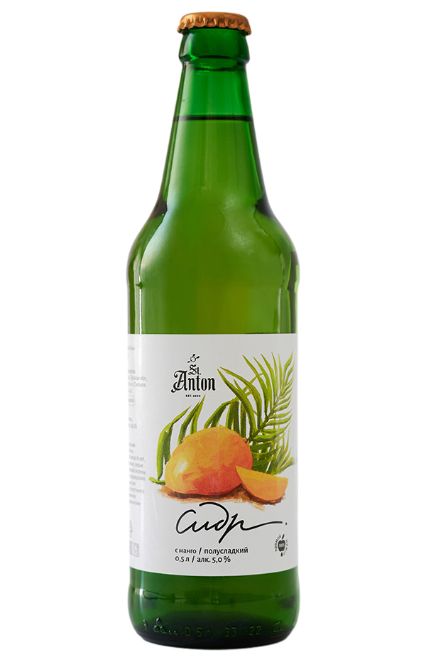 

Сидр Св. Антон Тропикал Манго / Cider St. Anton Tropical Mango (0,5 л.)