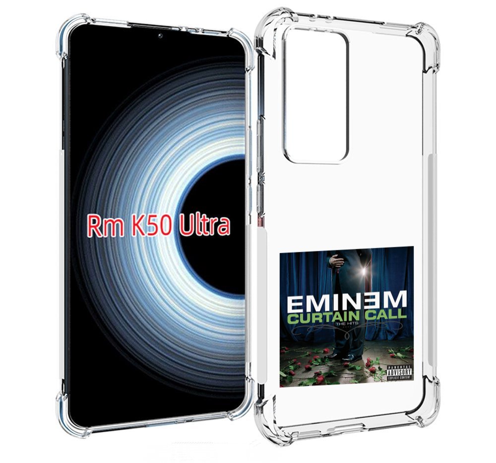 

Чехол MyPads Eminem CURTAIN CALL, THE HITS для Xiaomi 12T / Redmi K50 Ultra, Прозрачный, Tocco