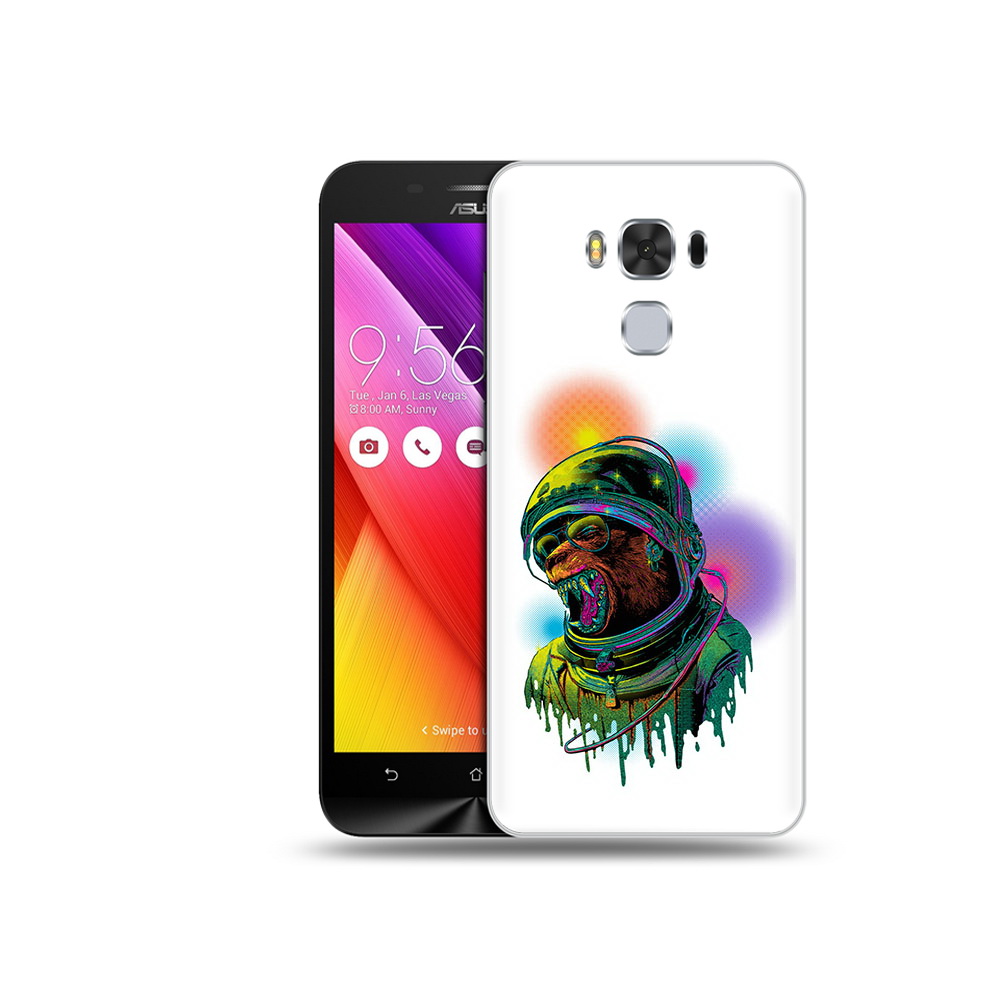 Чехол MyPads Tocco для Asus ZenFone 3 медведь космонавт (PT49951.654.466)