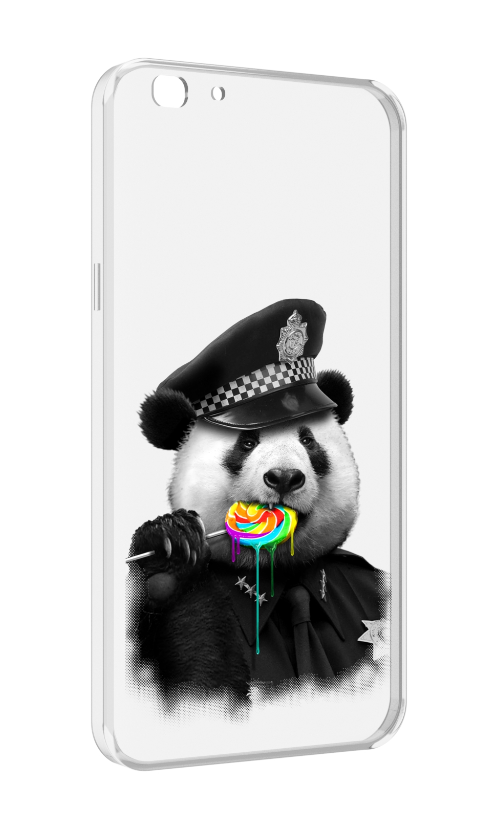 

Чехол MyPads Панда полиция для Oppo A77/F3 (2017 год), Прозрачный, Tocco