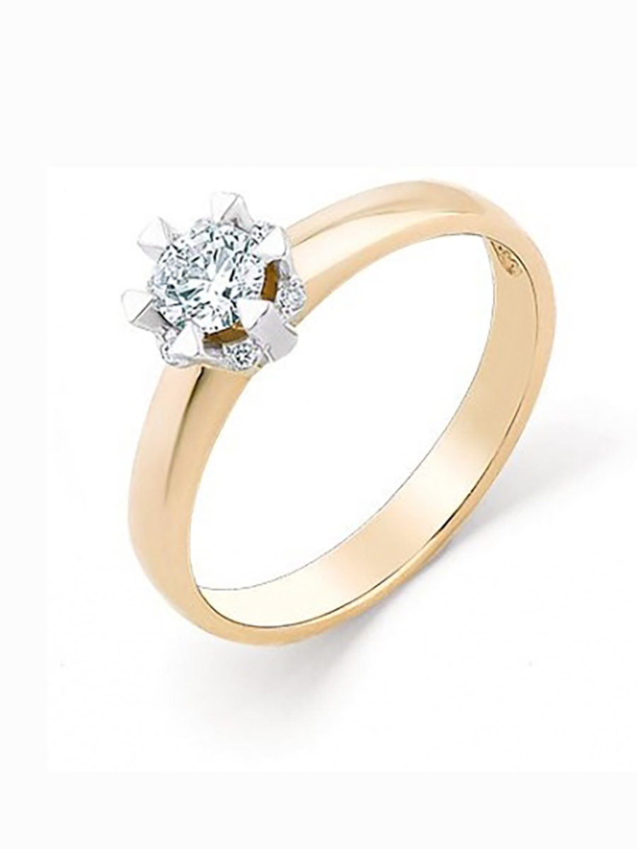 

Кольцо из красного золота с 7 бриллиантами р. 17,5 Master Brilliant 1-106-994, 1-106-994