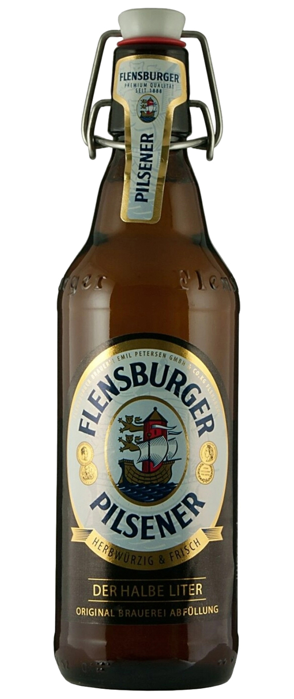 

Пиво Фленсбургер Пилснер / Flensburger Pilsener (0,5 л.), Светлое