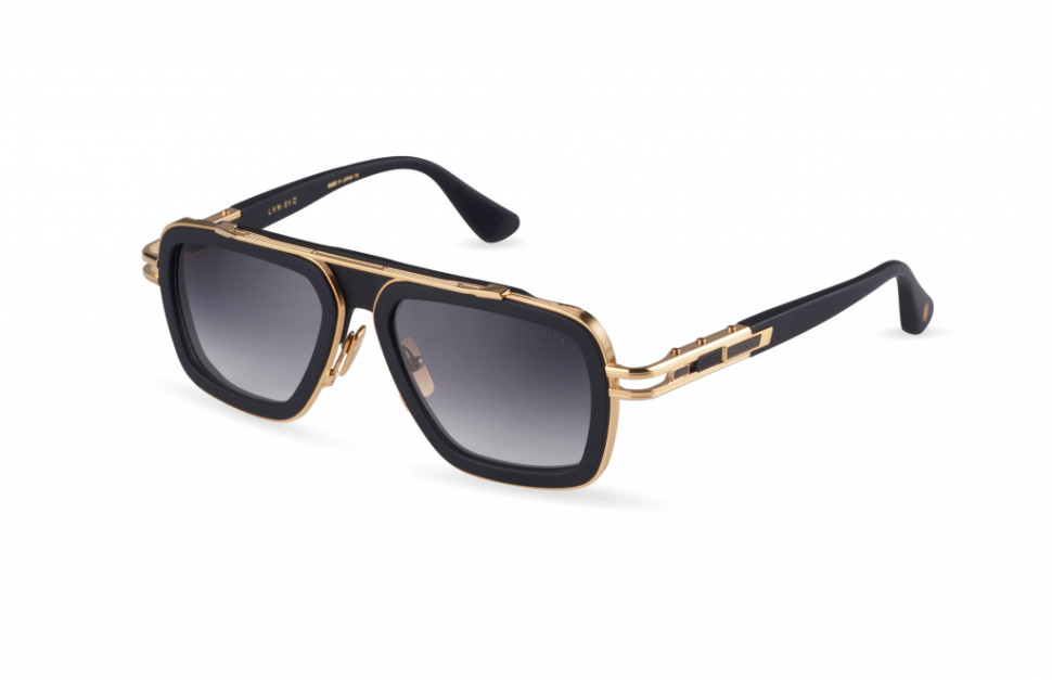 

Солнцезащитные очки мужские DITA LXN-EVO MATTE BLACK - YELLOW GOLD, LXN-EVO