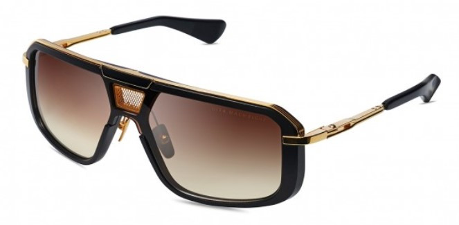 

Солнцезащитные очки мужские DITA MACH-EIGHT MATTE BLACK - YELLOW GOLD, MACH-EIGHT