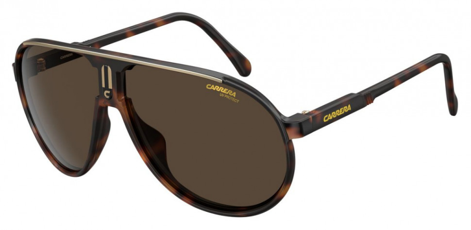 Солнцезащитные очки унисекс Carrera CHAMPION 086 70 коричневые