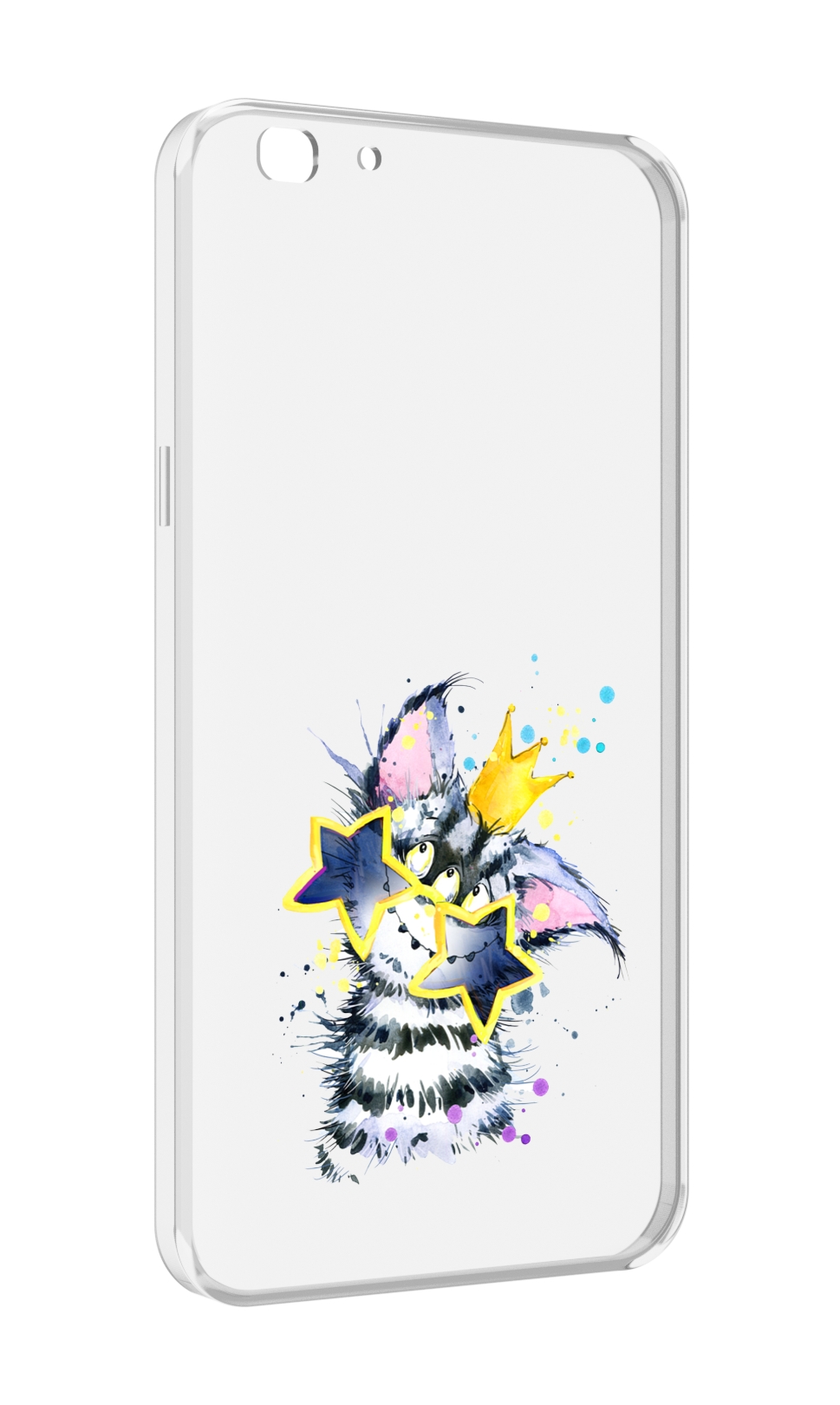 

Чехол MyPads Мартовский Нуся для Oppo A77/F3 (2017 год), Прозрачный, Tocco