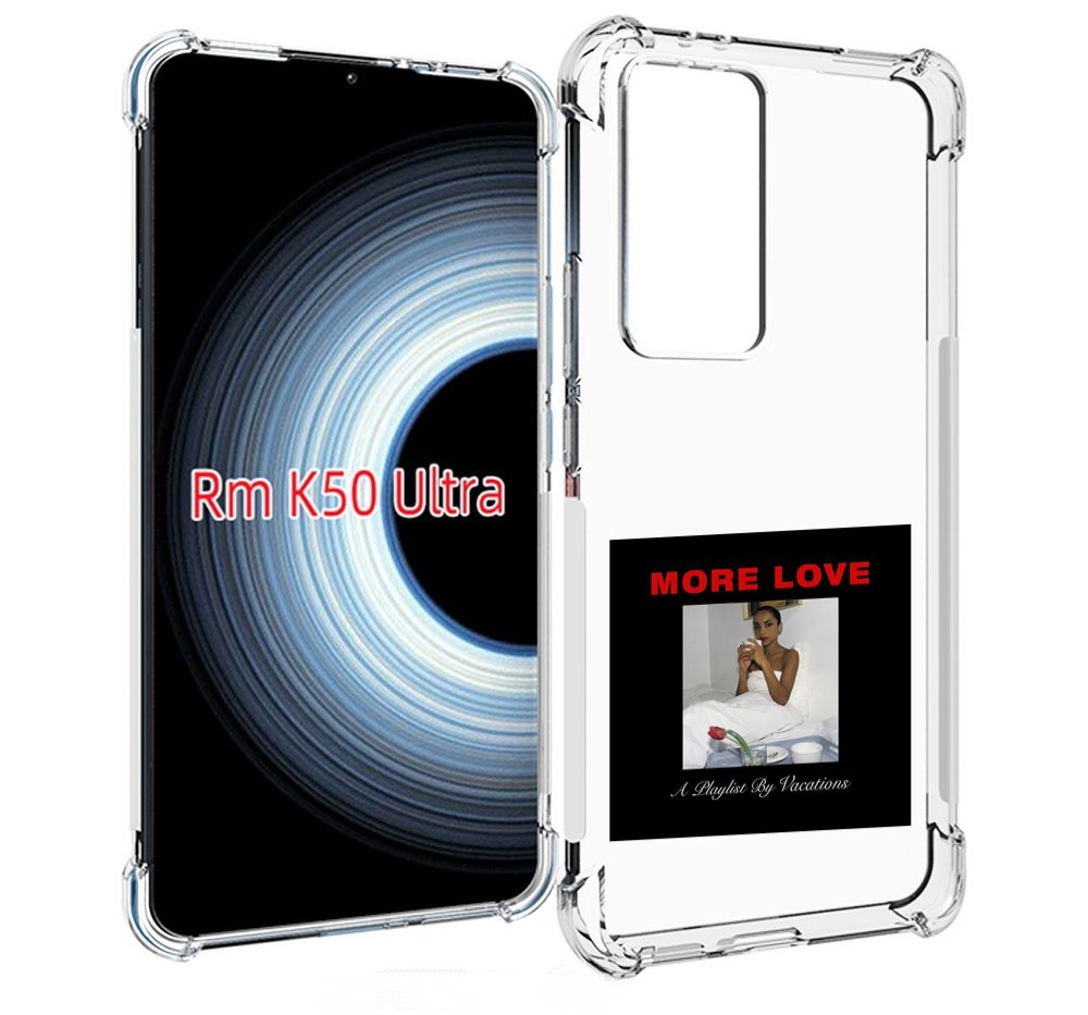 

Чехол MyPads Drake & Sade - More Love для Xiaomi 12T / Redmi K50 Ultra, Прозрачный, Tocco