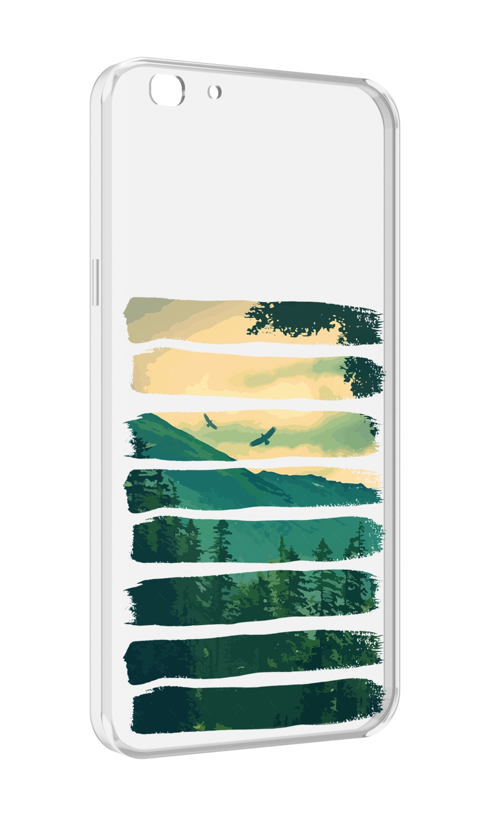 

Чехол MyPads Лесная чаща для Oppo A77/F3 (2017 год), Прозрачный, Tocco