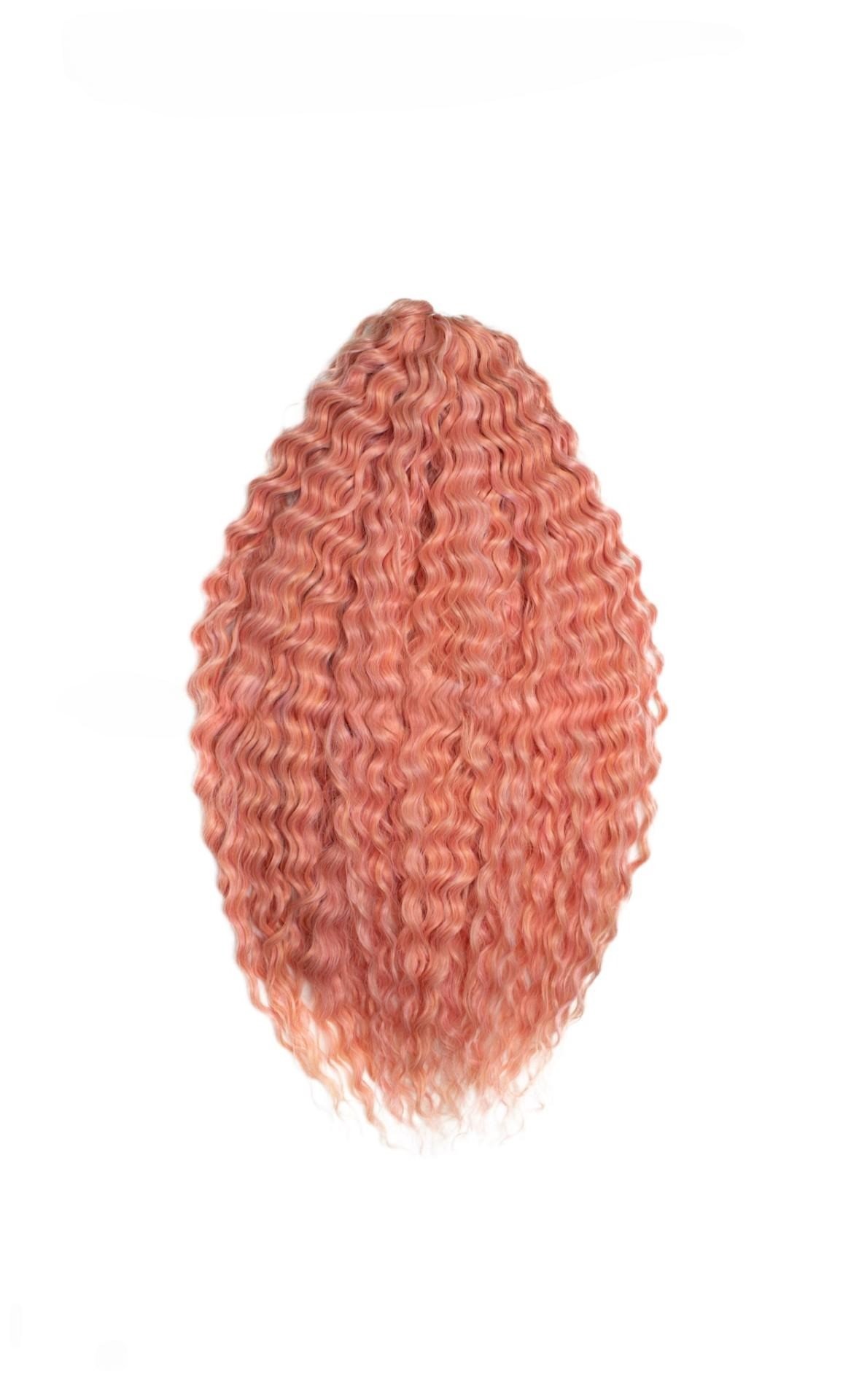 

Афрокудри Для Плетения Волос Ariel Ариэль Цвет Coral Розовый Длина 60см Вес 300г, Ariel