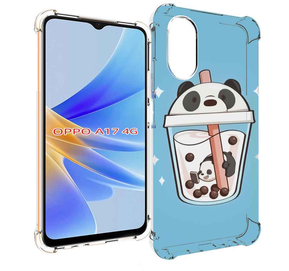 

Чехол MyPads Bubble tea для OPPO A17, Прозрачный, Tocco