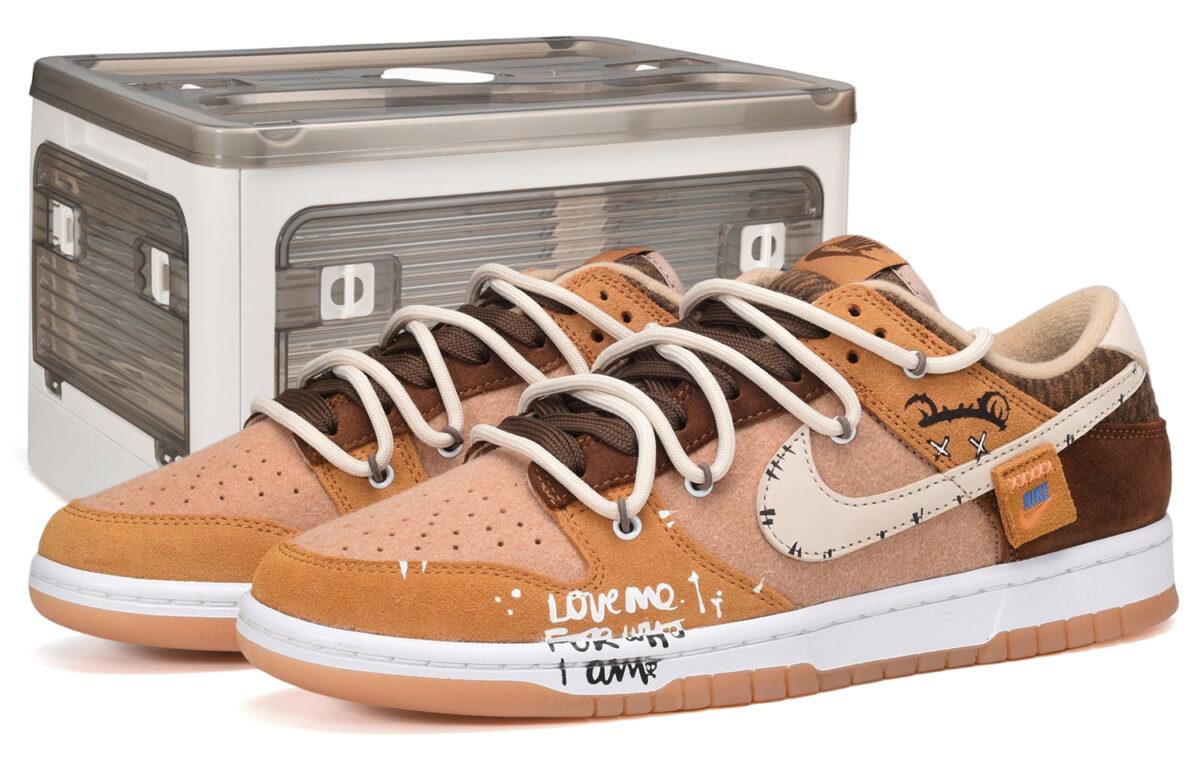 

Кеды унисекс Nike Dunk Low оранжевые 43 EU, Оранжевый, Dunk Low