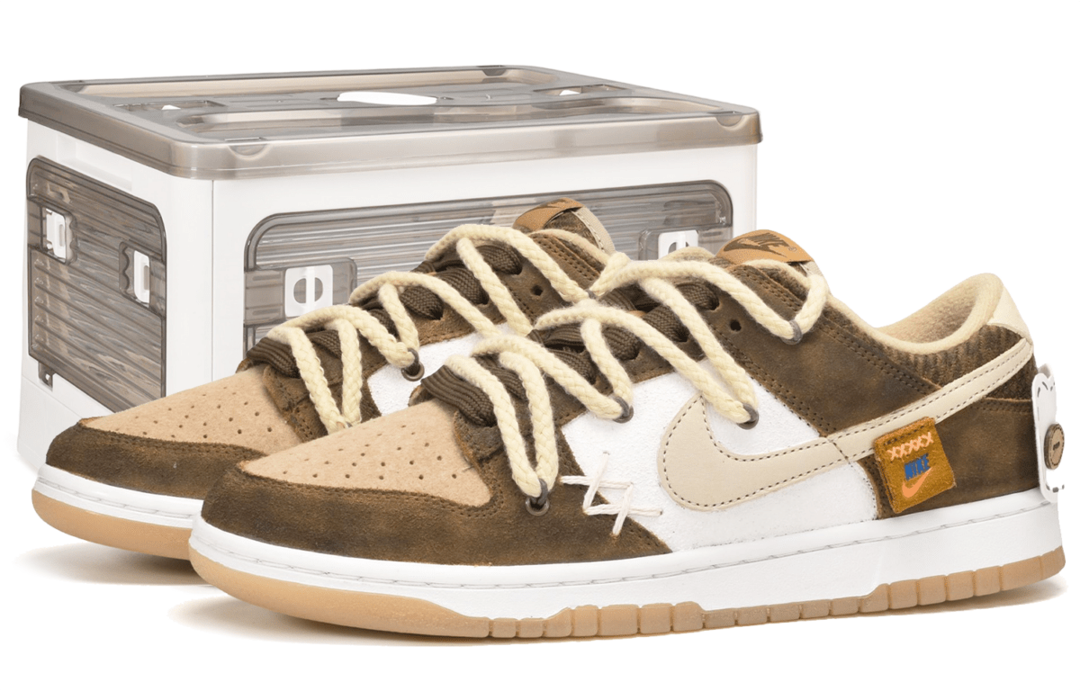 

Кеды унисекс Nike Dunk Low бежевые 44 EU, Бежевый, Dunk Low