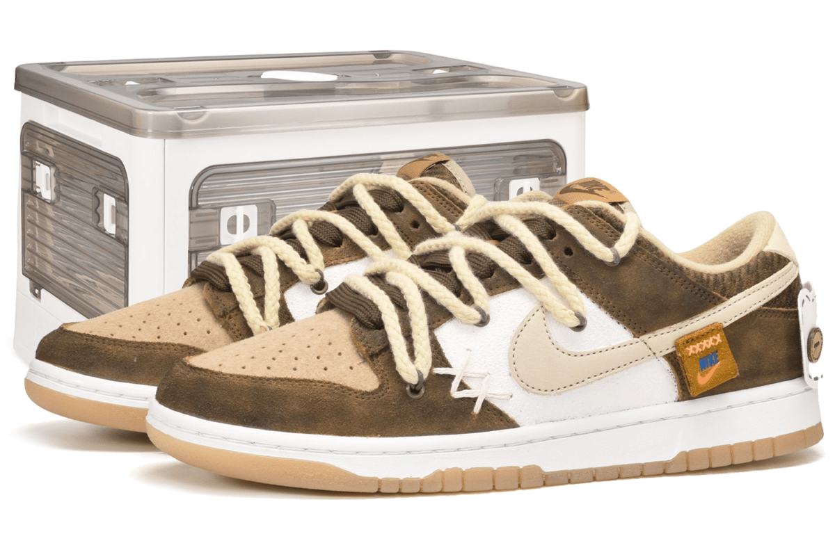 

Кеды унисекс Nike Dunk Low бежевые 43 EU, Бежевый, Dunk Low