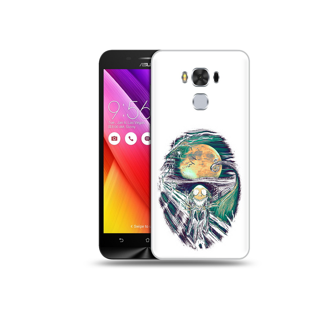 Чехол MyPads Tocco для Asus ZenFone 3 зубастое существо абстракция (PT49951.654.370)
