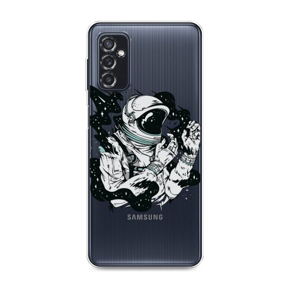 фото Силиконовый чехол "космонавт арт" на samsung galaxy m52 awog