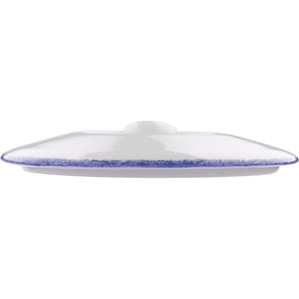 

Крышка для чашки бульонной фарфор Steelite Blue Dapple d13см 3120511, Белый