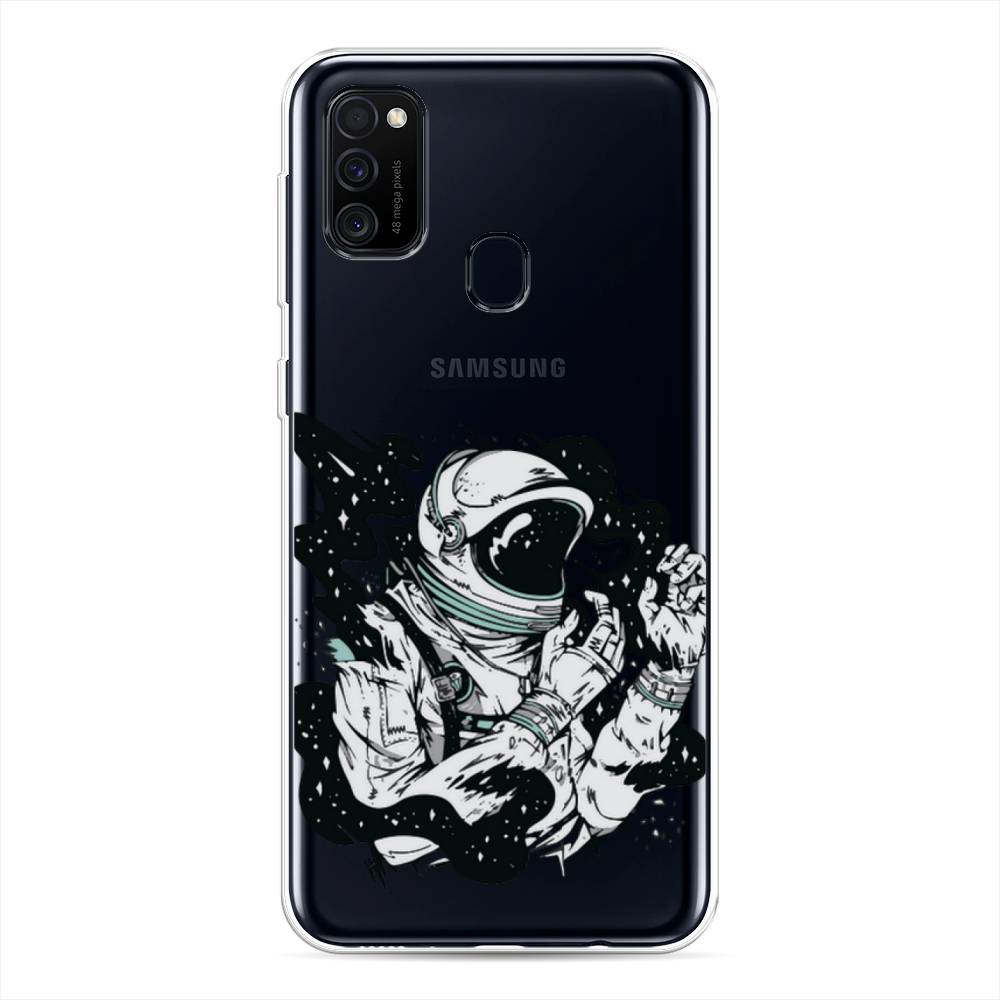 

Чехол Awog на Samsung Galaxy M30s/M21 "Космонавт арт", Разноцветный, 29850-7