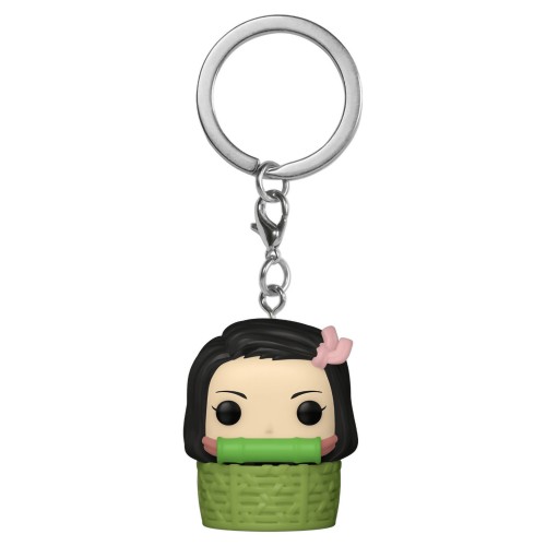 

Брелок Funko Pocket POP!: Demon Slayer: Nezuko Kamado in Basket (Exc) 66824, Разноцветный