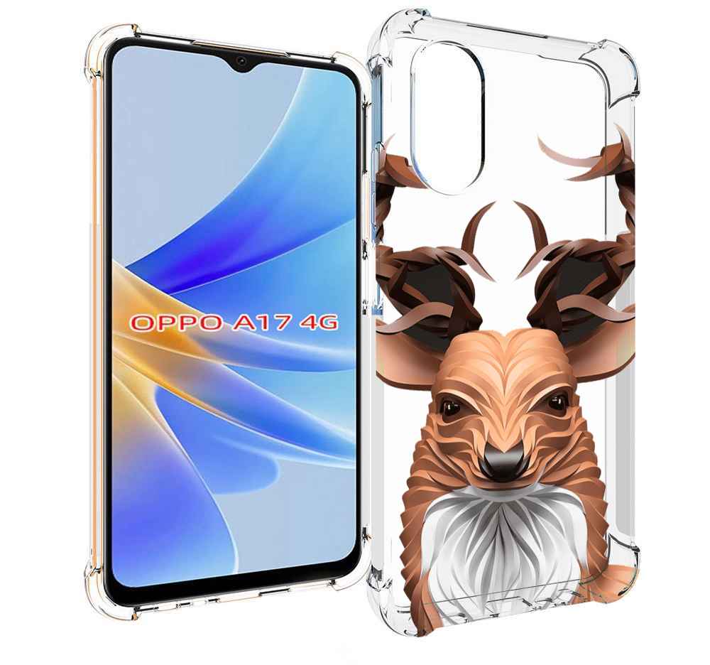 

Чехол MyPads 3D-олень для OPPO A17, Прозрачный, Tocco