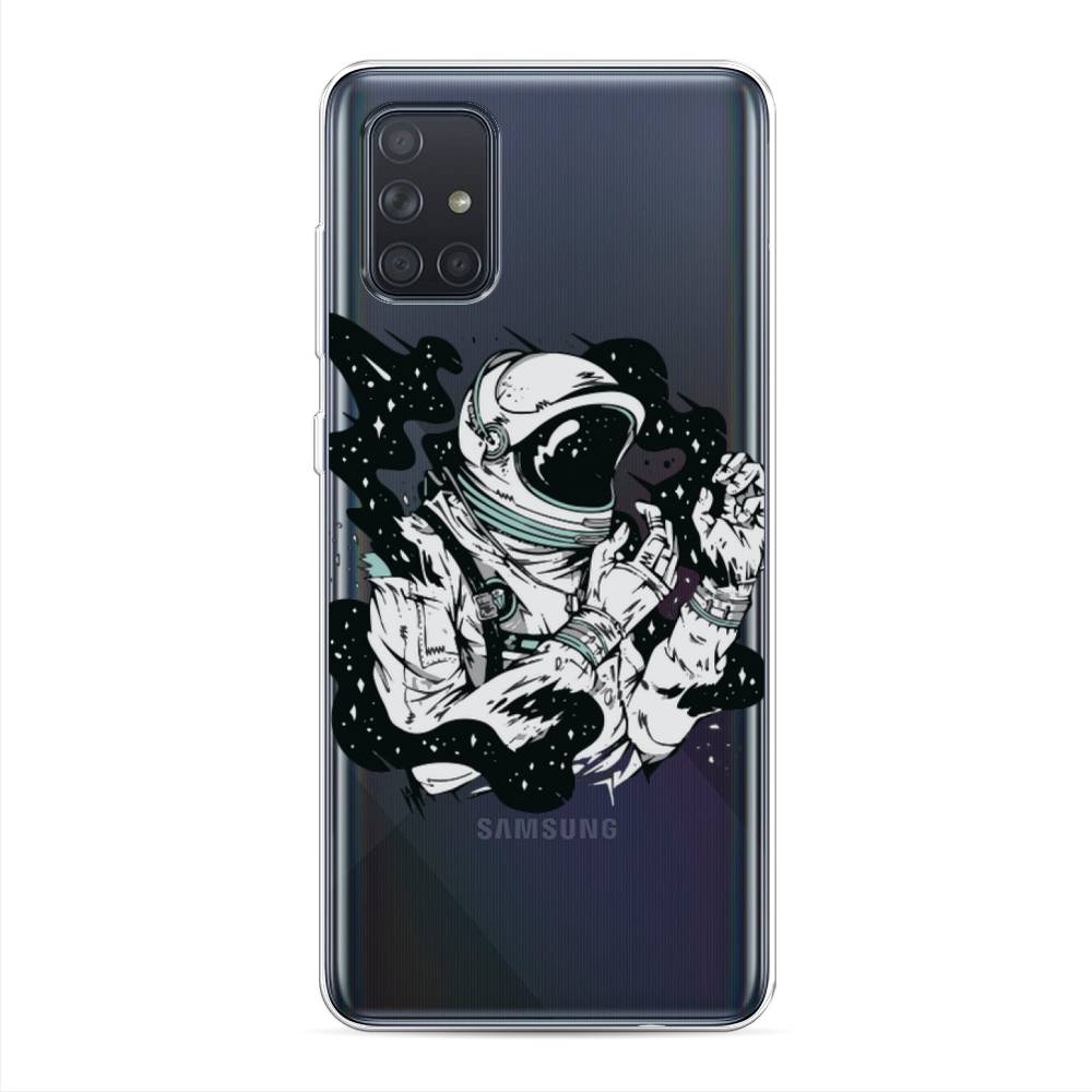 

Чехол Awog на Samsung Galaxy A71 4G "Космонавт арт", Разноцветный, 29050-7