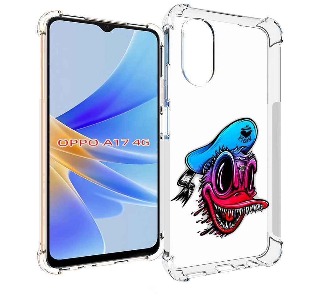 

Чехол MyPads Дональд для OPPO A17, Прозрачный, Tocco