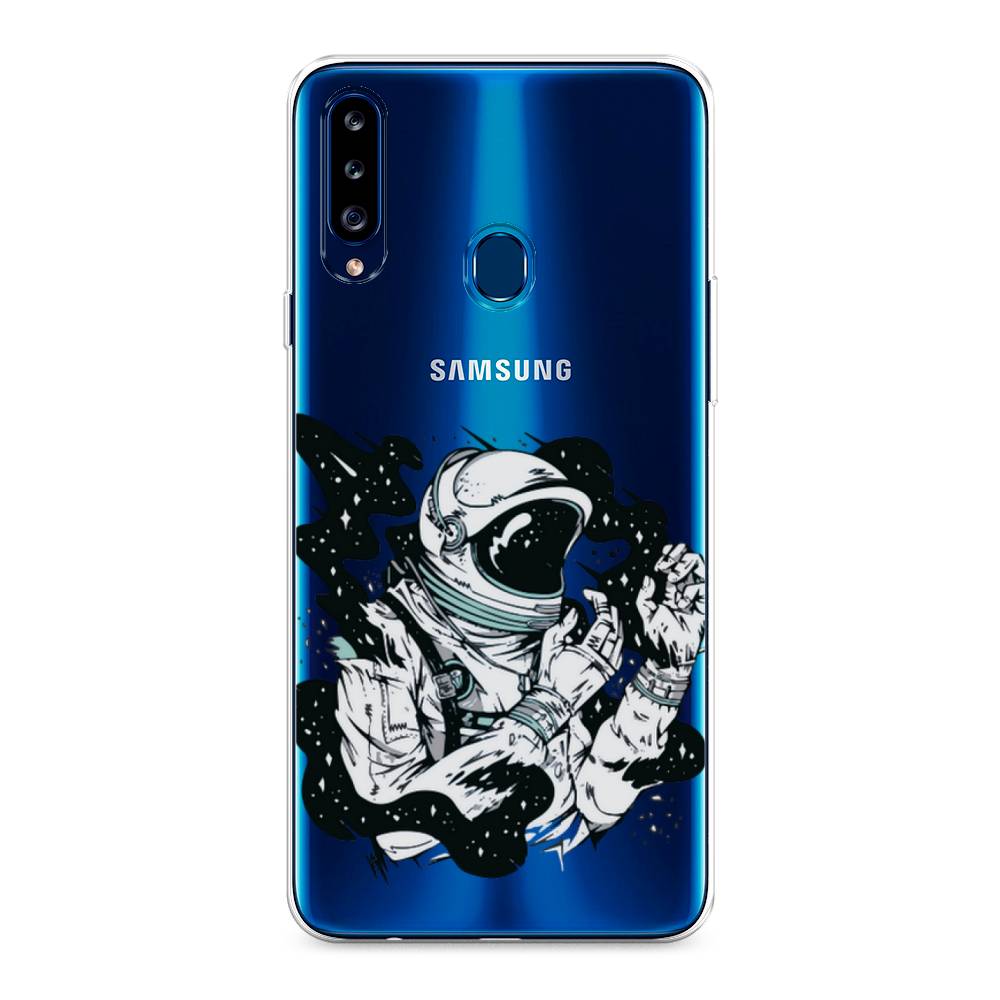 

Чехол Awog на Samsung Galaxy A20s / Самсунг A20s "Космонавт арт", Разноцветный, 2100850-7