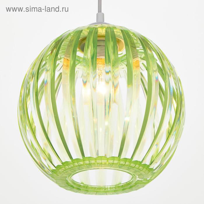 фото Светильник 3330/1, 1хе27 15вт, зеленый 21х24+60 см bayerlux