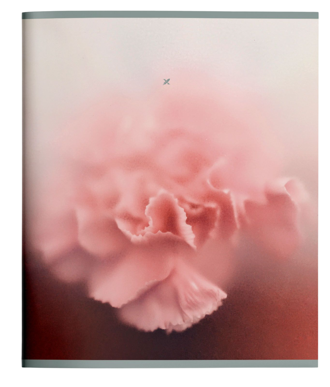 

Тетрадь общая 48л, А5 Lorex Clouded Flowers, клетка, мелованный картон, Soft Touch, офсет