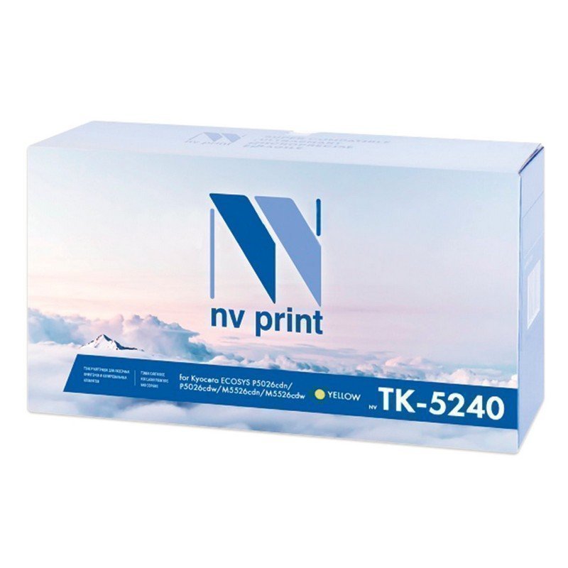 Тонер-картридж NV PRINT NV-TK-5240Y для kyocera ecosys p5026cdn/w/m5526cdn, желтый